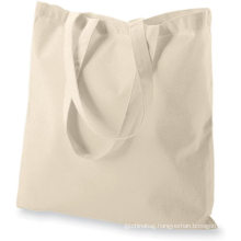 15 X 16 inch with long handle NATURAL Color 5.5 oz 100% cotton reusable grocery bags eco friendly